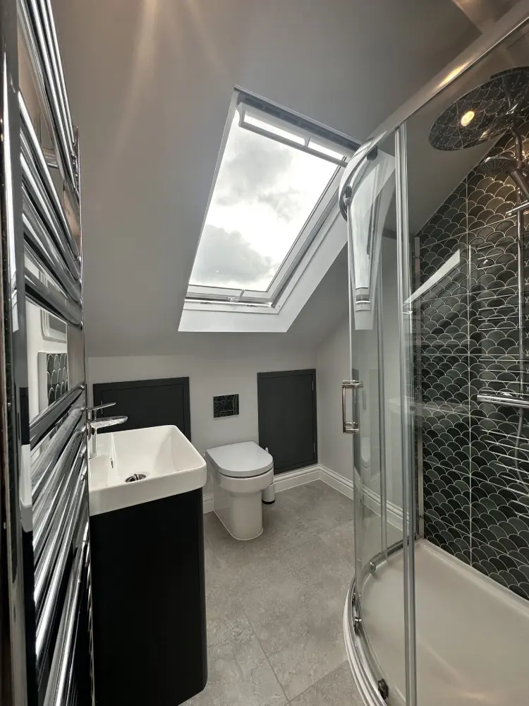 Loft conversion bathroom